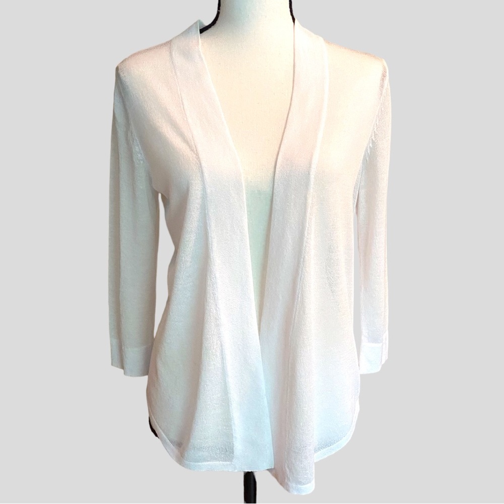 Chico’s Lightweight Summer White Sweater